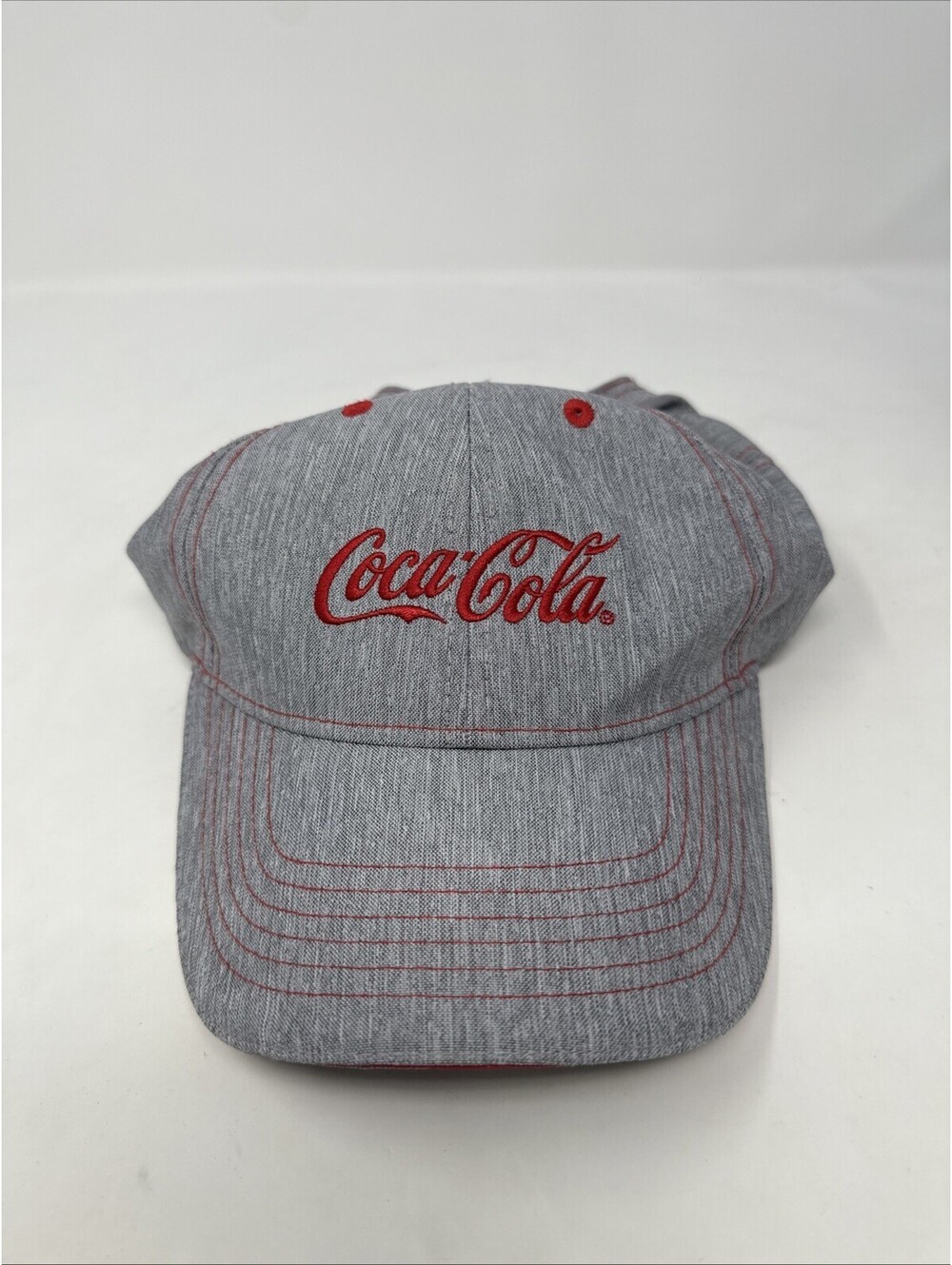 Coca Cola Gray Adjustable Hat Brand New With Insert